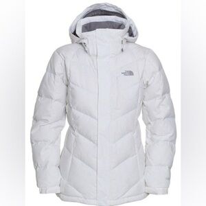 The North Face Women’s Small 600 Down Fill Ski Winter Jacket Coat White Hood